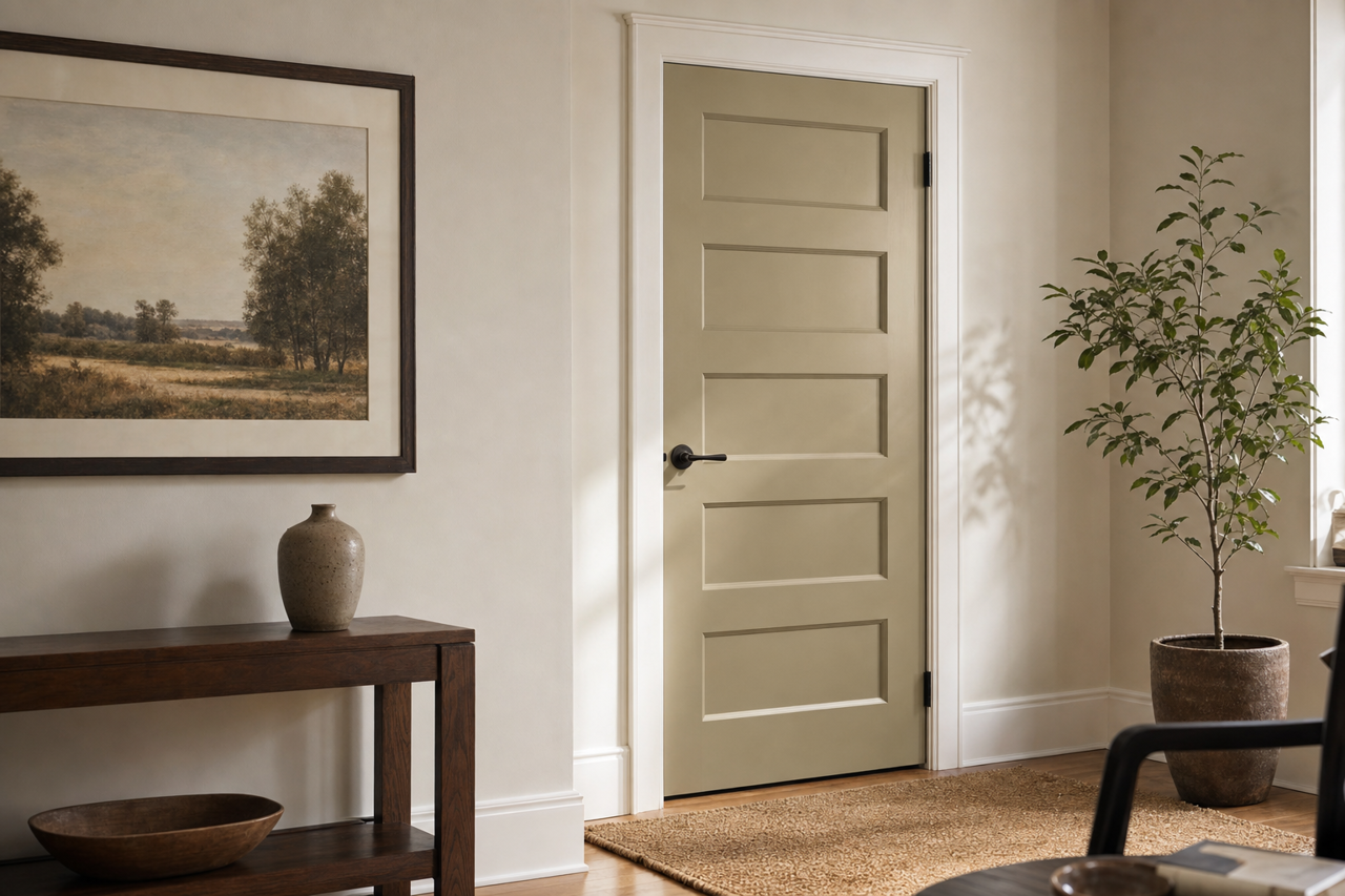 Victorian Garden by Benjamin Moore on interior-doors
