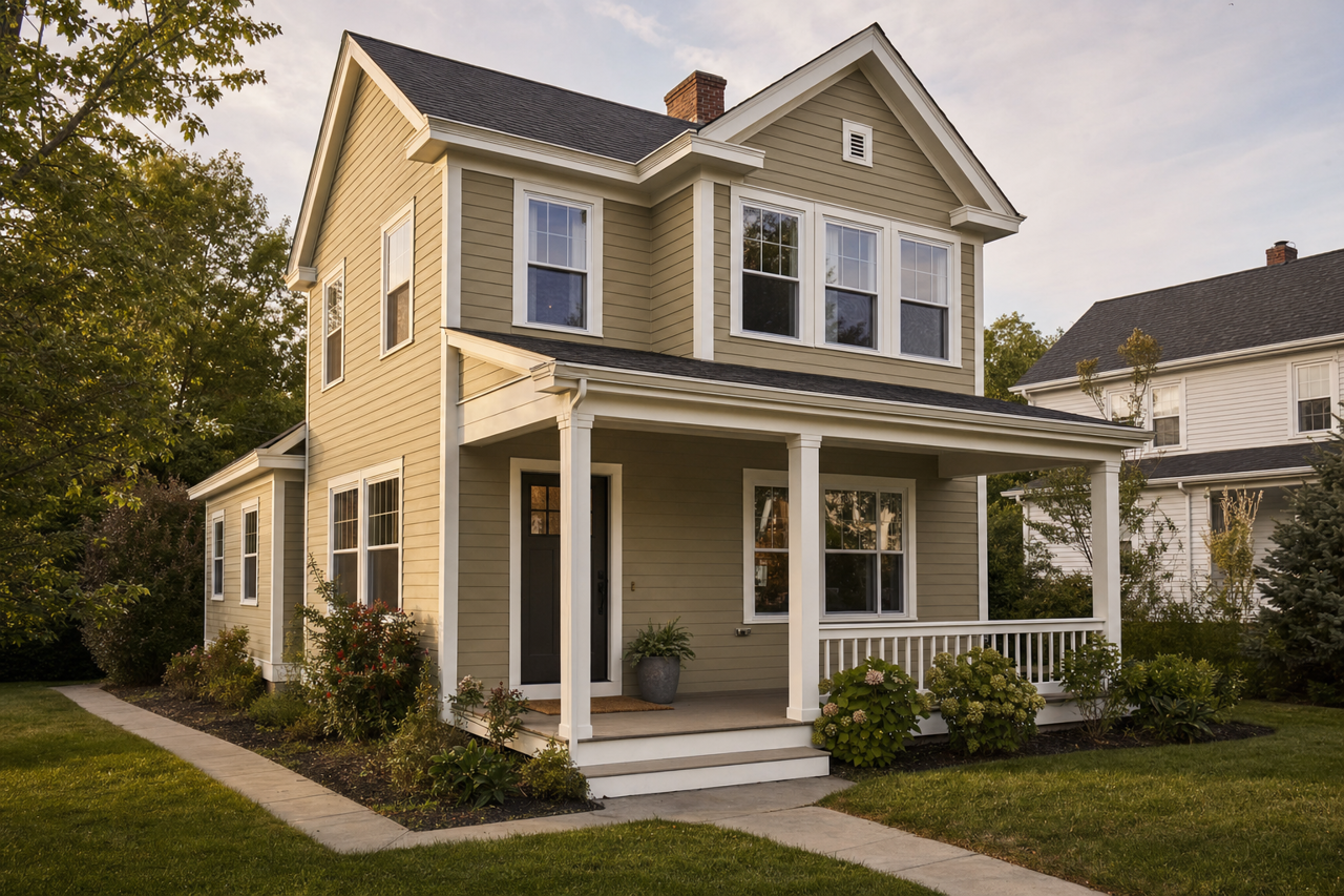 Majestic Sage by Benjamin Moore on exterior