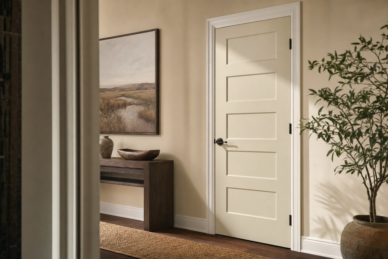 Rodeo by Benjamin Moore on interior-doors