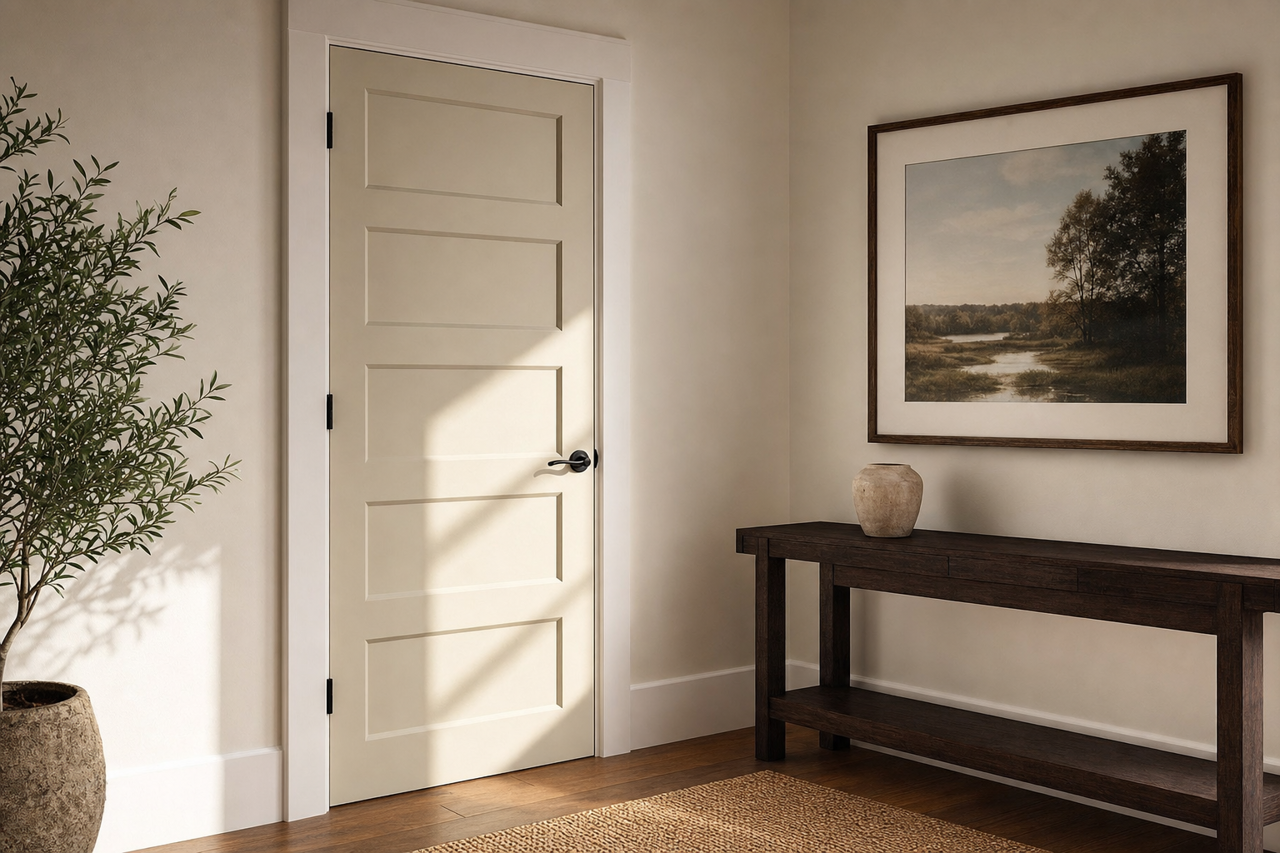 Seattle by Benjamin Moore on interior-doors