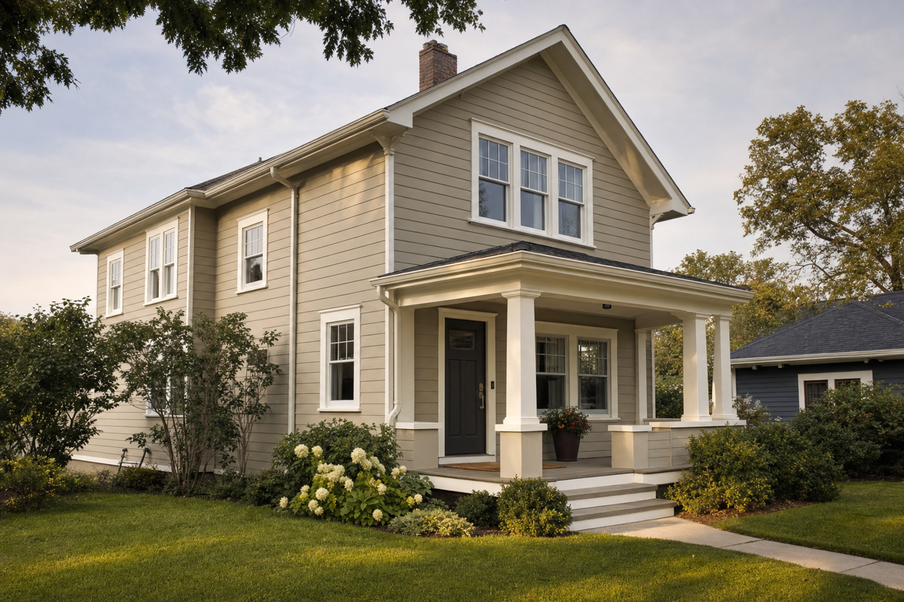 Northern by Benjamin Moore on exterior