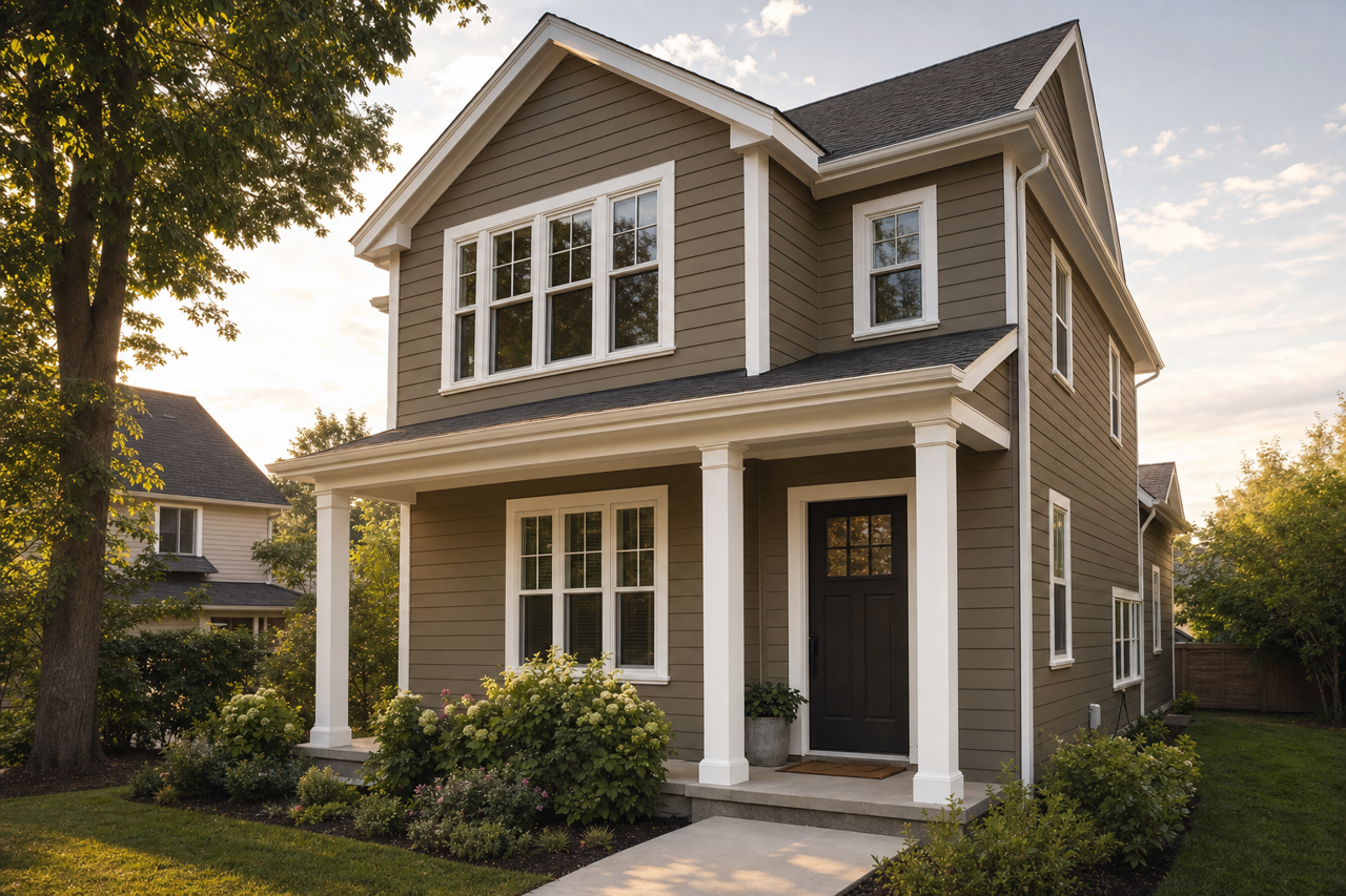 Cabin by Benjamin Moore on exterior