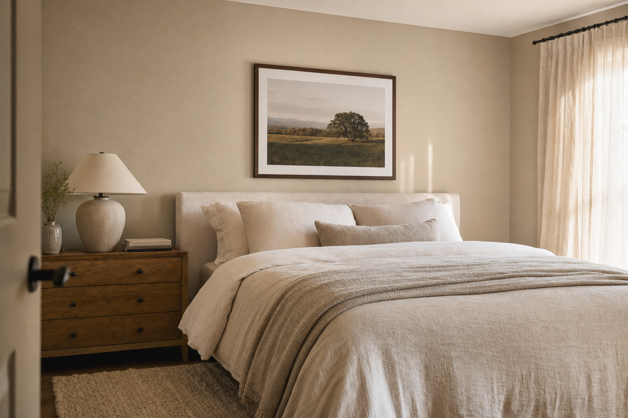 Plymouth Rock by Benjamin Moore on interiors
