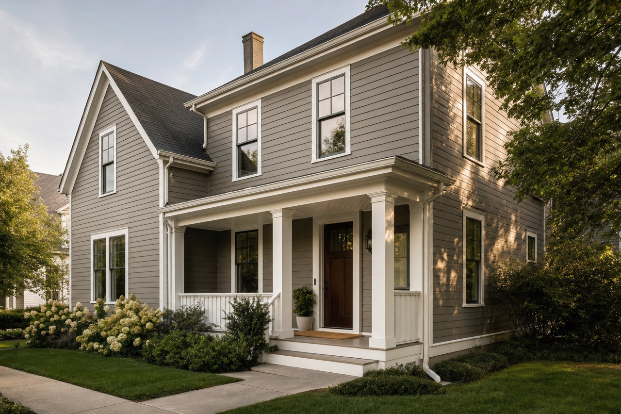 Gargoyle by Benjamin Moore on exterior