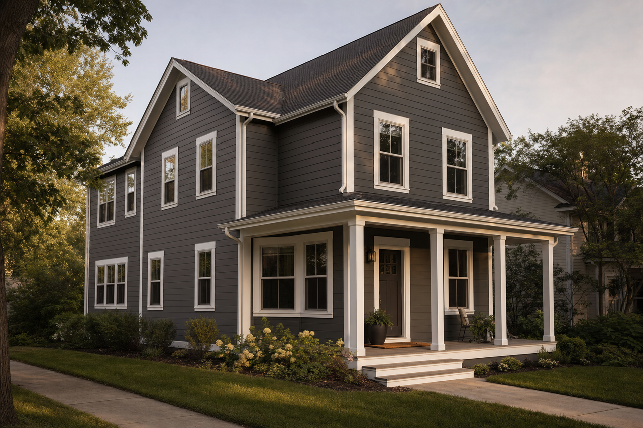 Dragon's by Benjamin Moore on exterior