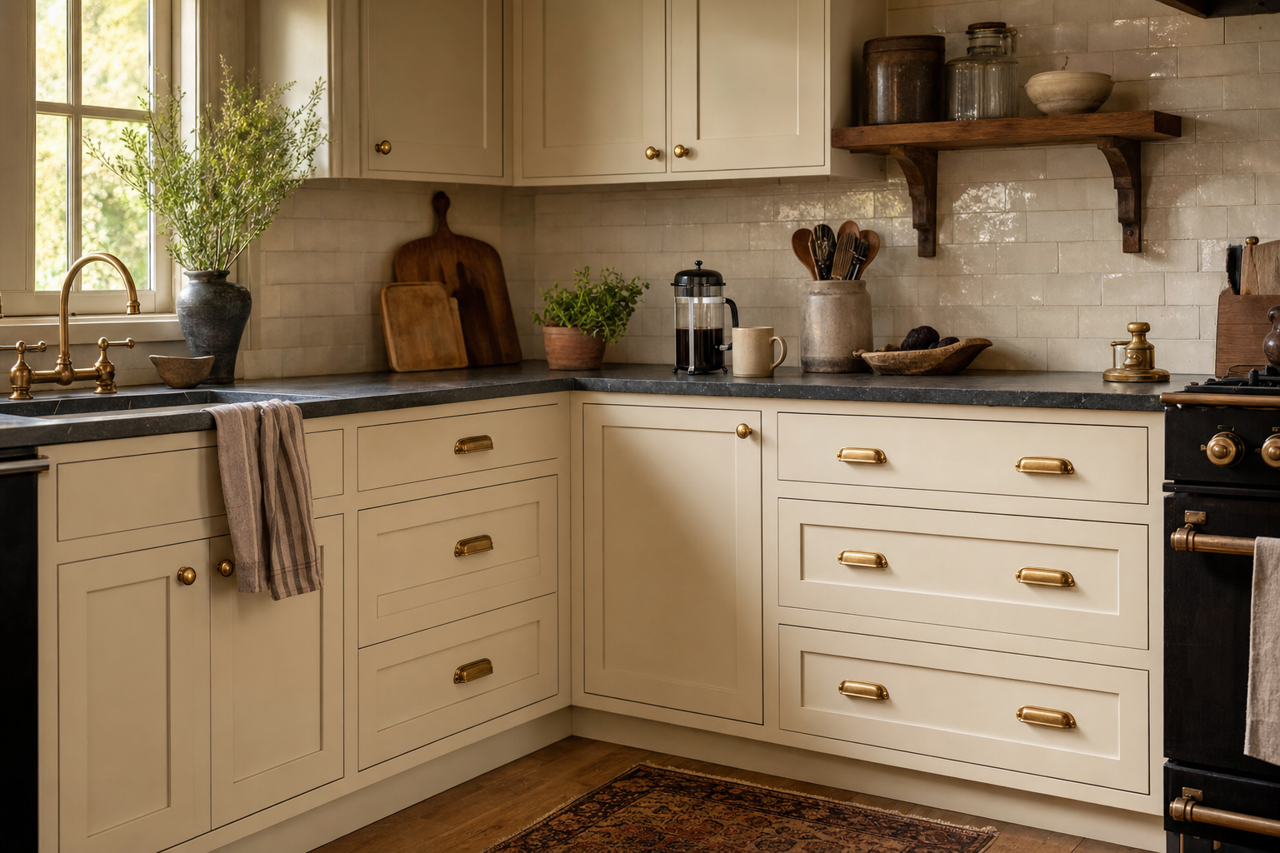 Classic by Benjamin Moore on cabinets