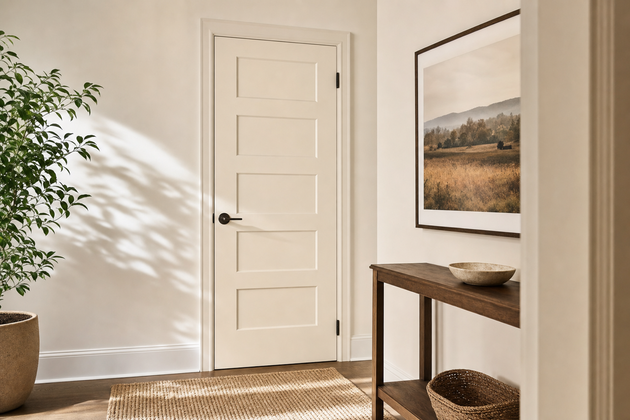 Classic by Benjamin Moore on interior-doors