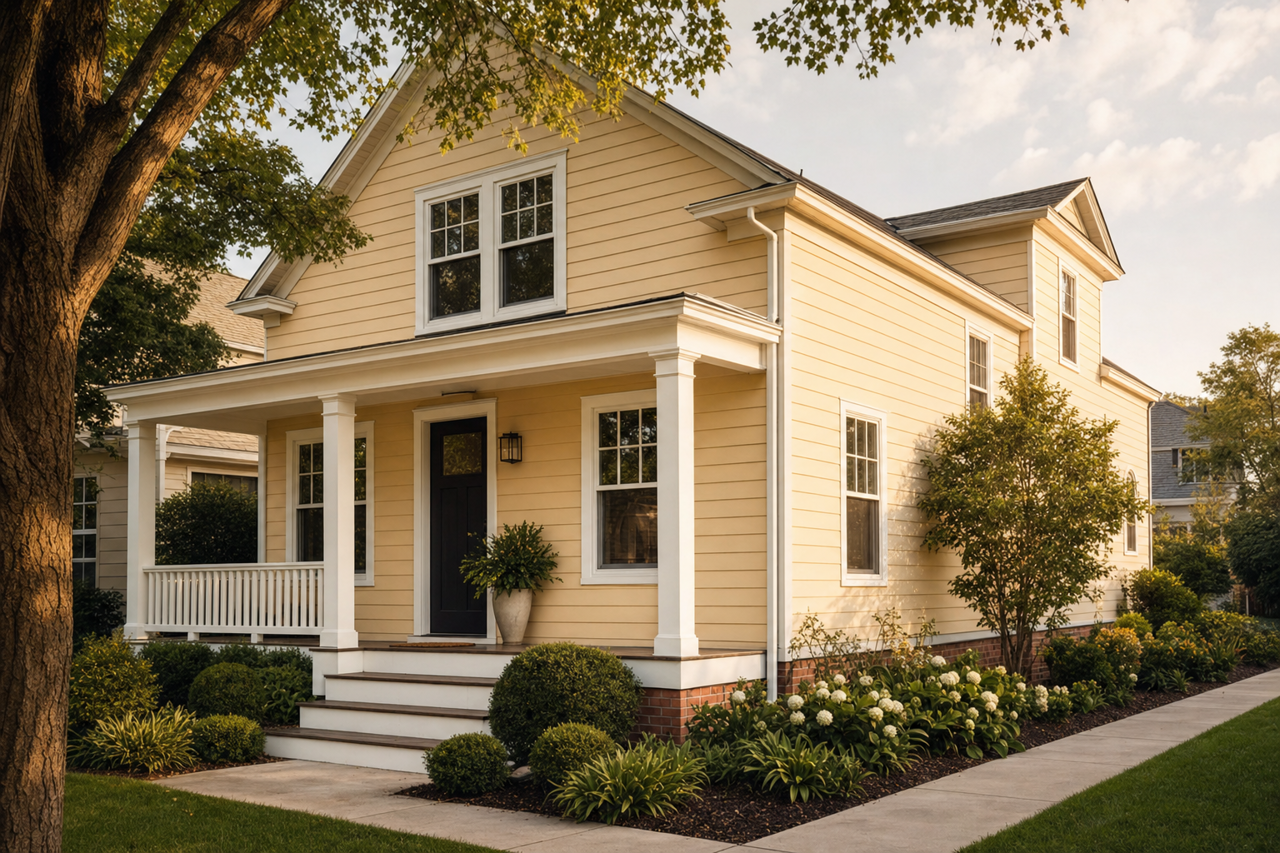 Point by Benjamin Moore on exterior