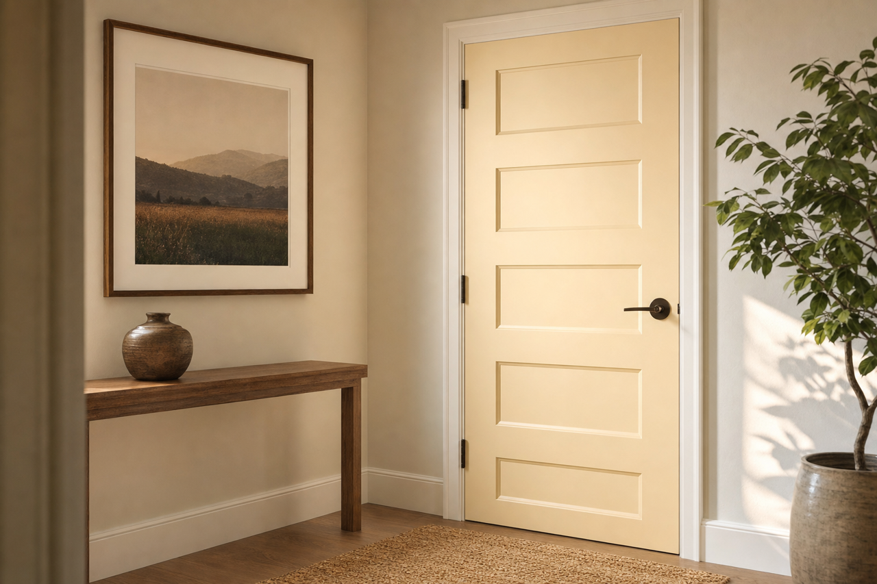 Point by Benjamin Moore on interior-doors