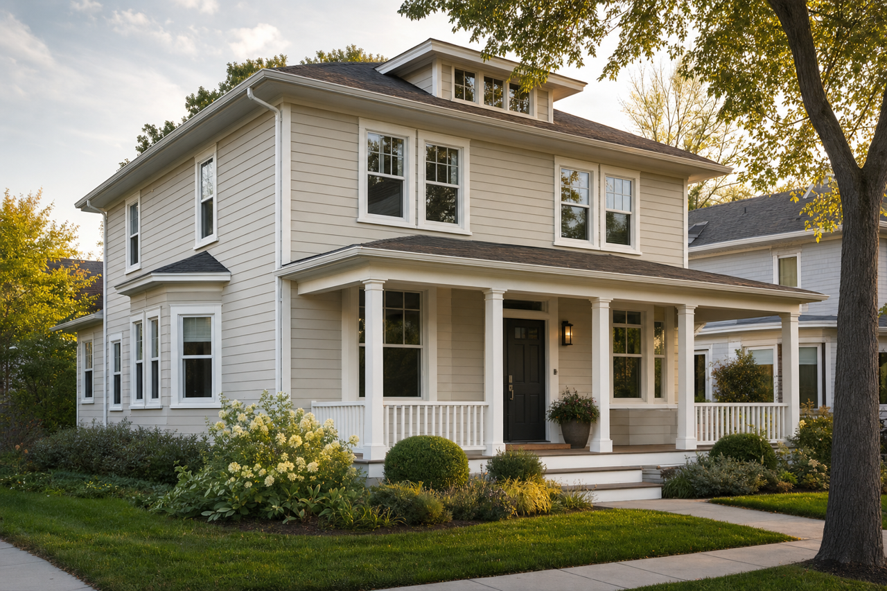 Cumulus Cloud by Benjamin Moore on exterior