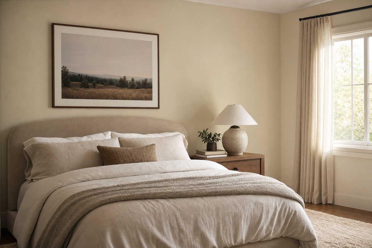Winter by Benjamin Moore on interiors