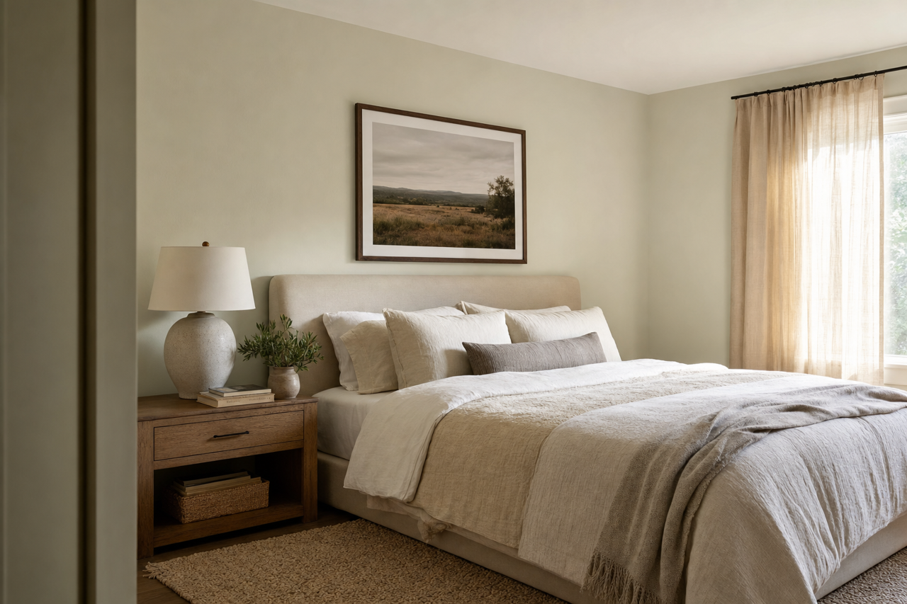 Vapor Trails by Benjamin Moore on interiors