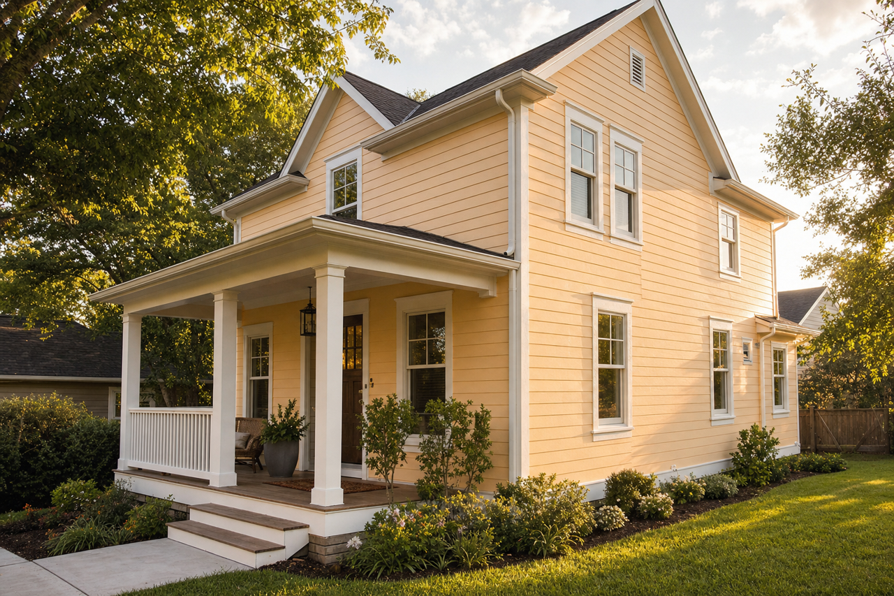 Sweet by Benjamin Moore on exterior