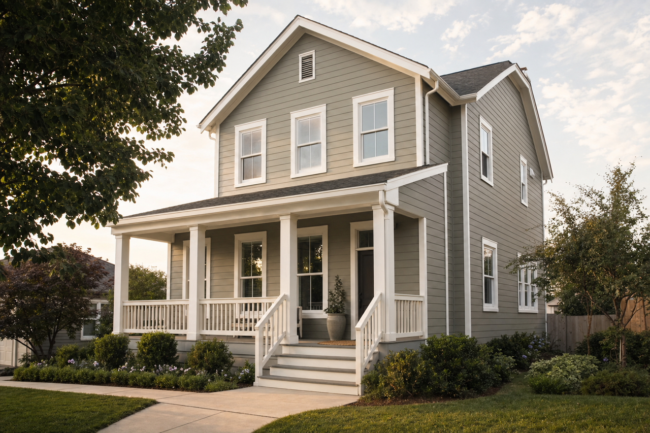 Antique by Benjamin Moore on exterior