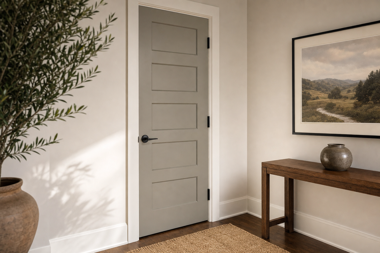 Antique by Benjamin Moore on interior-doors