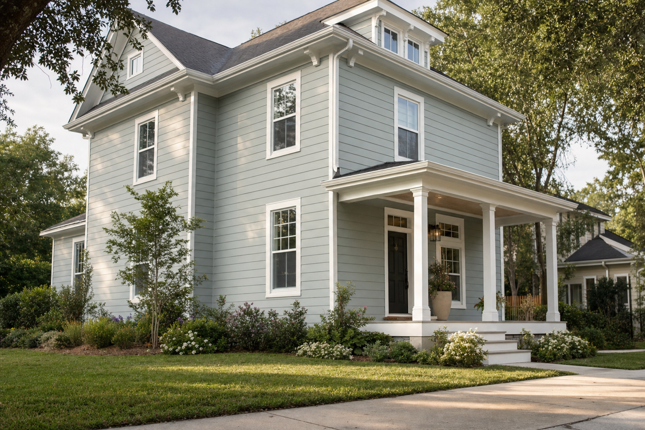 Mount Saint Anne by Benjamin Moore on exterior