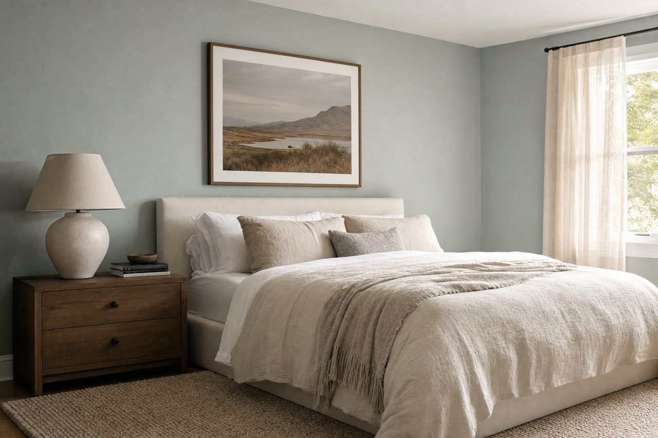 Mount Saint Anne by Benjamin Moore on interiors