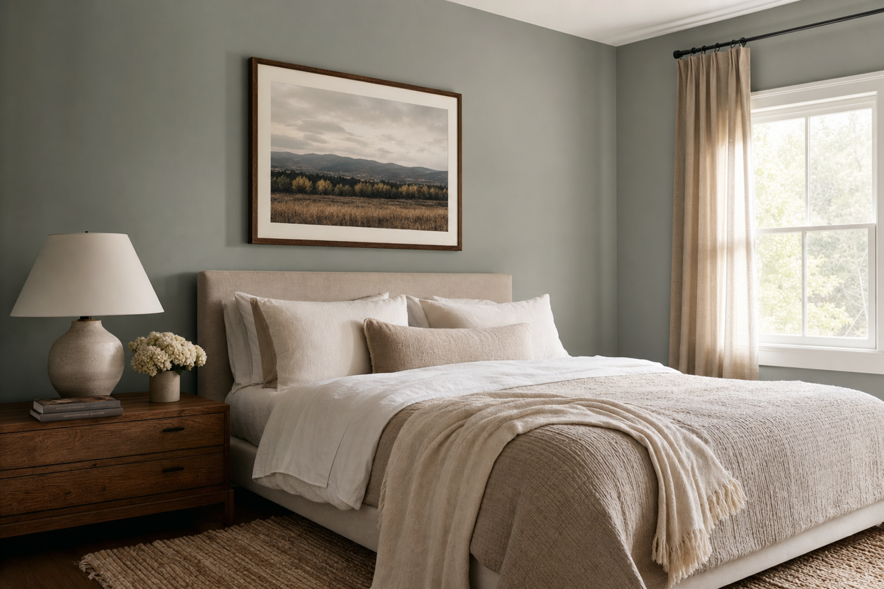 Stonybrook by Benjamin Moore on interiors