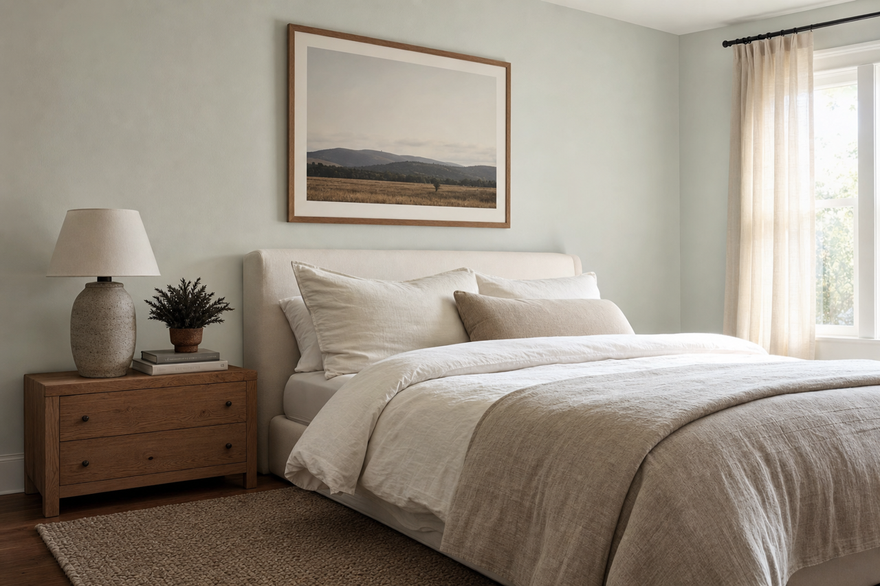 Arctic Gray by Benjamin Moore on interiors