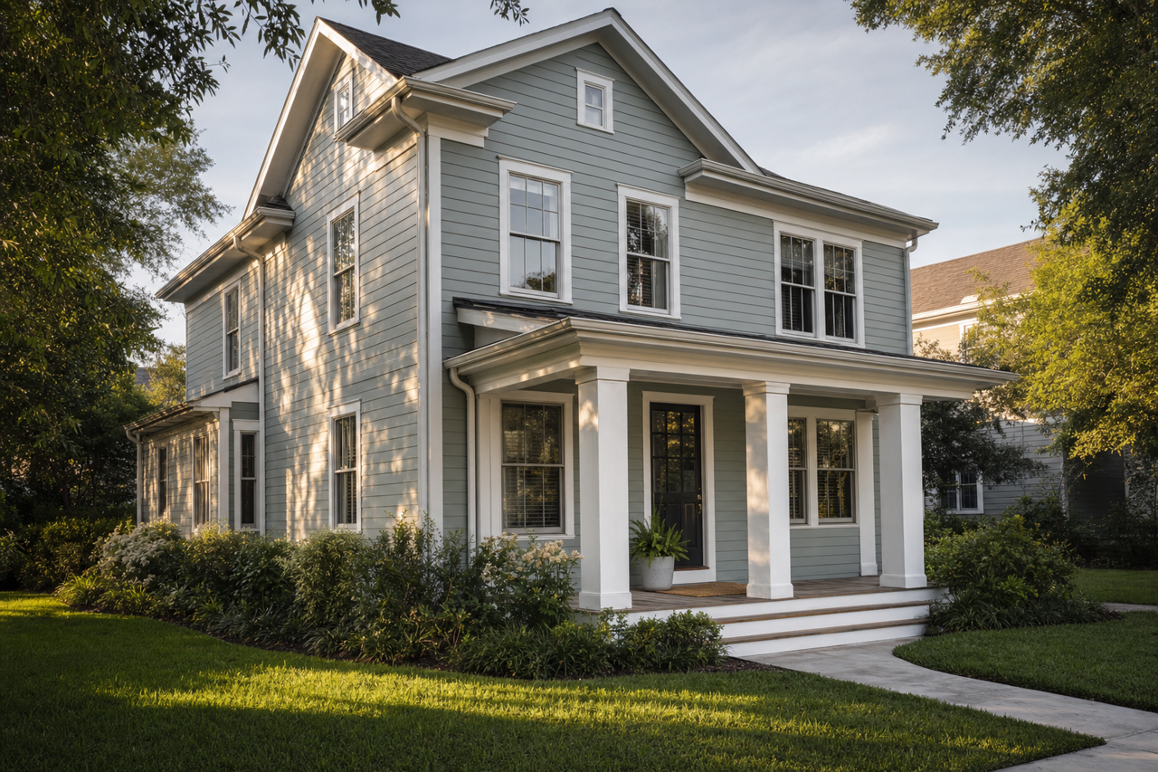 Greyhound by Benjamin Moore on exterior