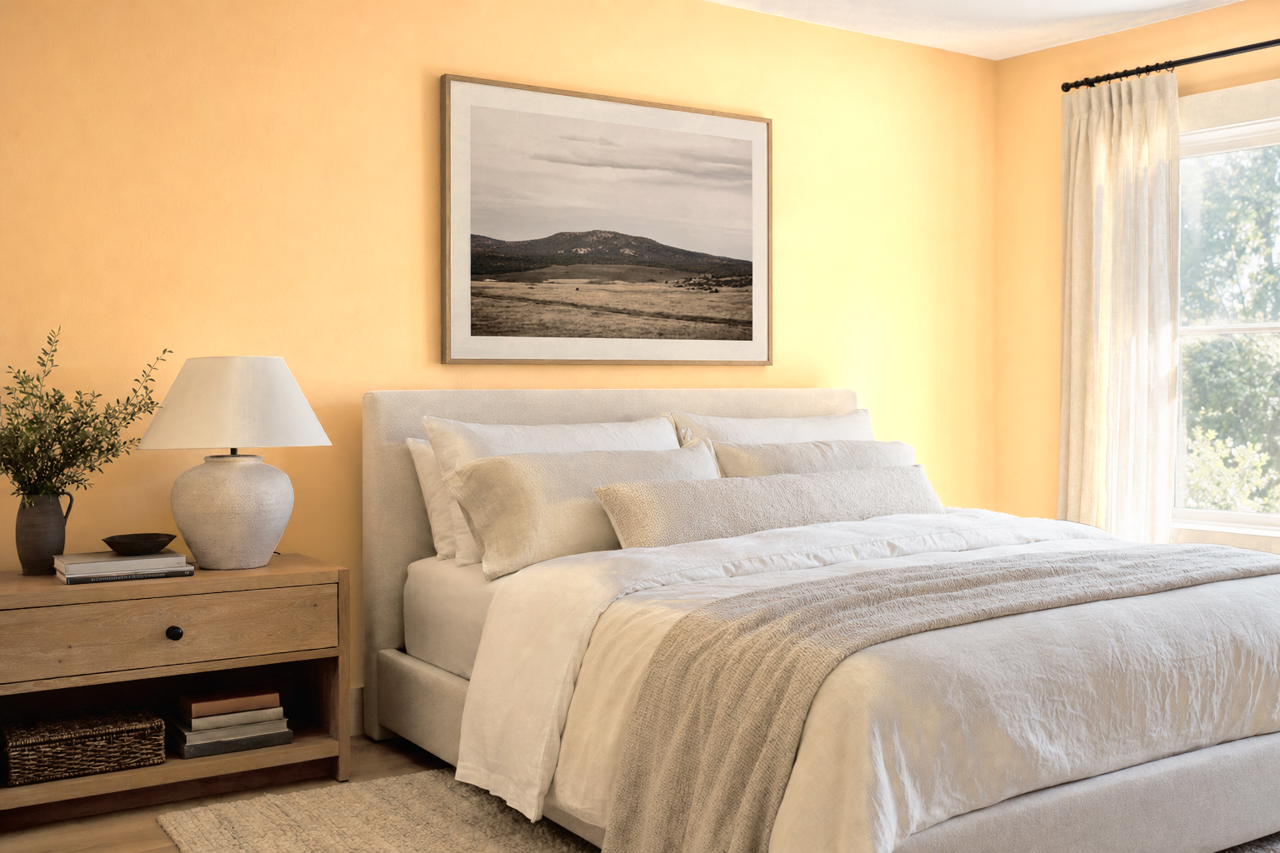 Pineapple by Benjamin Moore on interiors