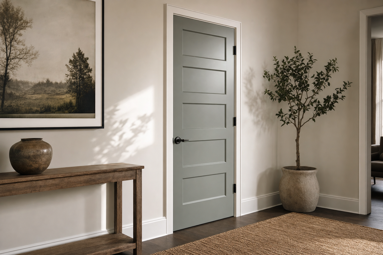 Intrigue by Benjamin Moore on interior-doors