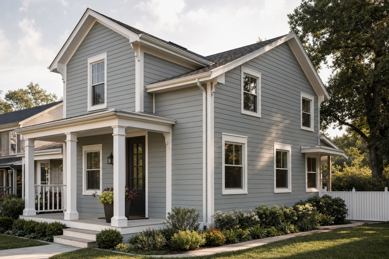 Gibraltar Cliffs by Benjamin Moore on exterior