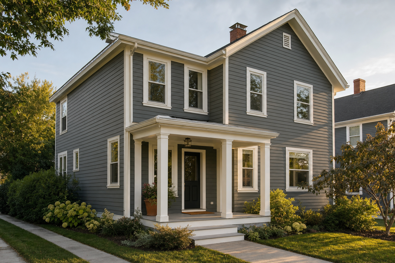 Kitty by Benjamin Moore on exterior