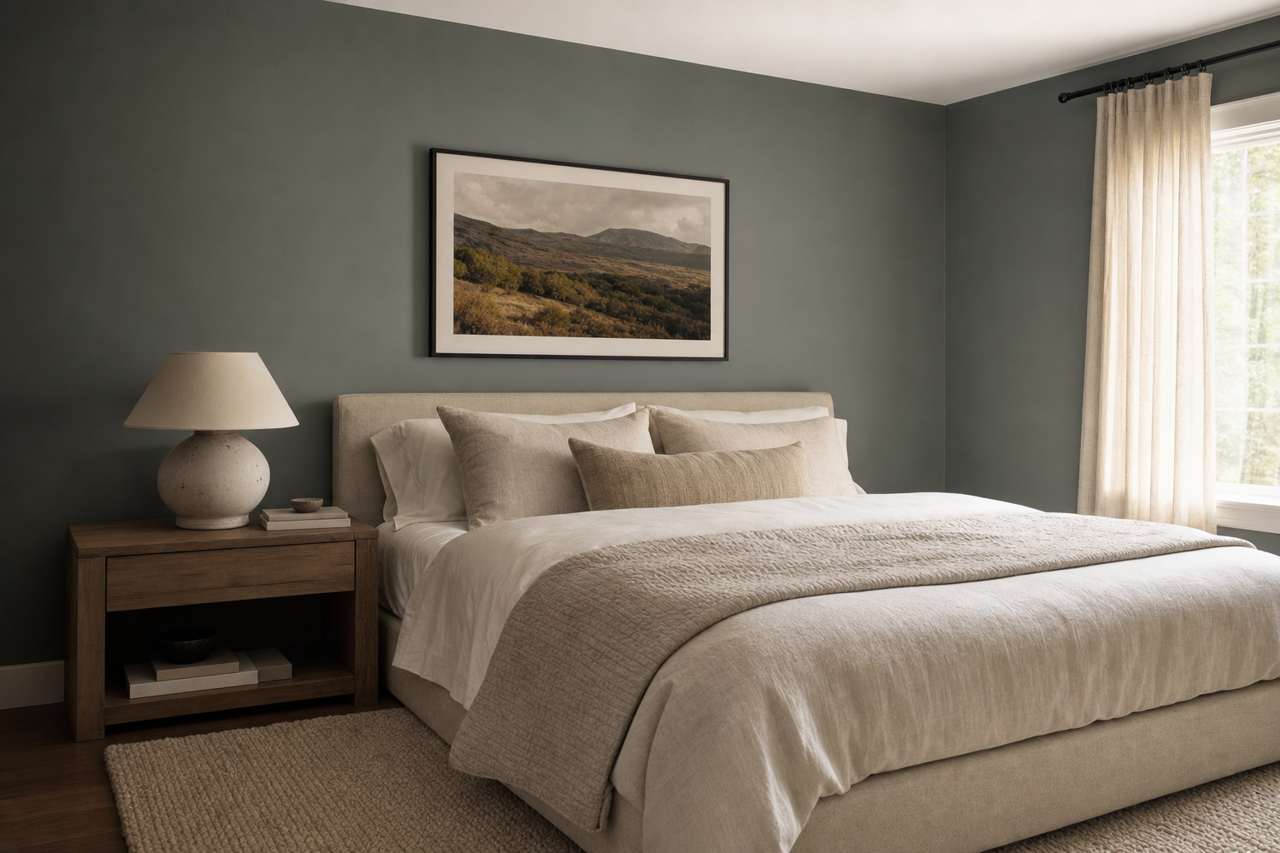 Kitty by Benjamin Moore on interiors