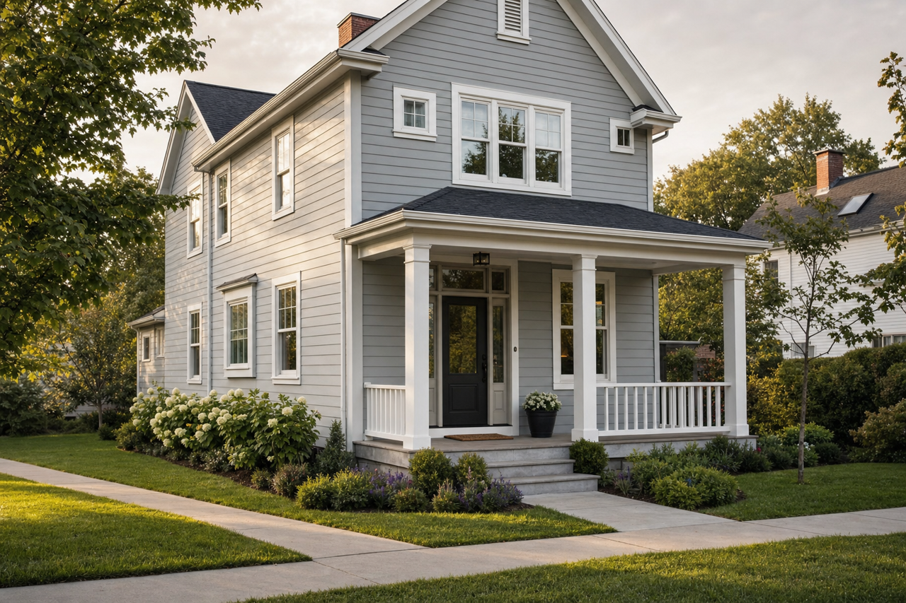 Adagio by Benjamin Moore on exterior