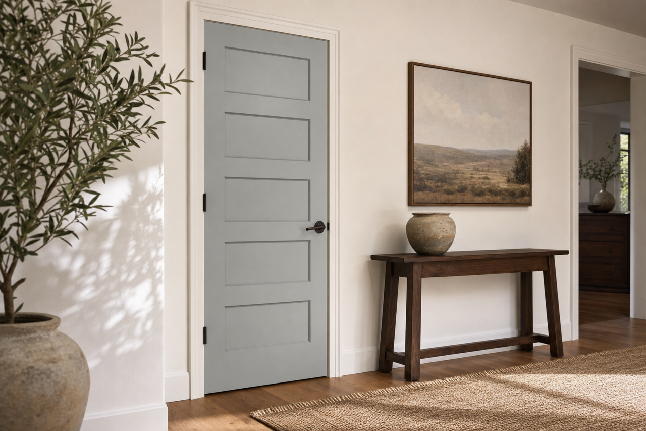 Adagio by Benjamin Moore on interior-doors
