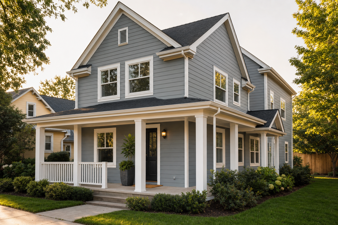 Hearthstone by Benjamin Moore on exterior