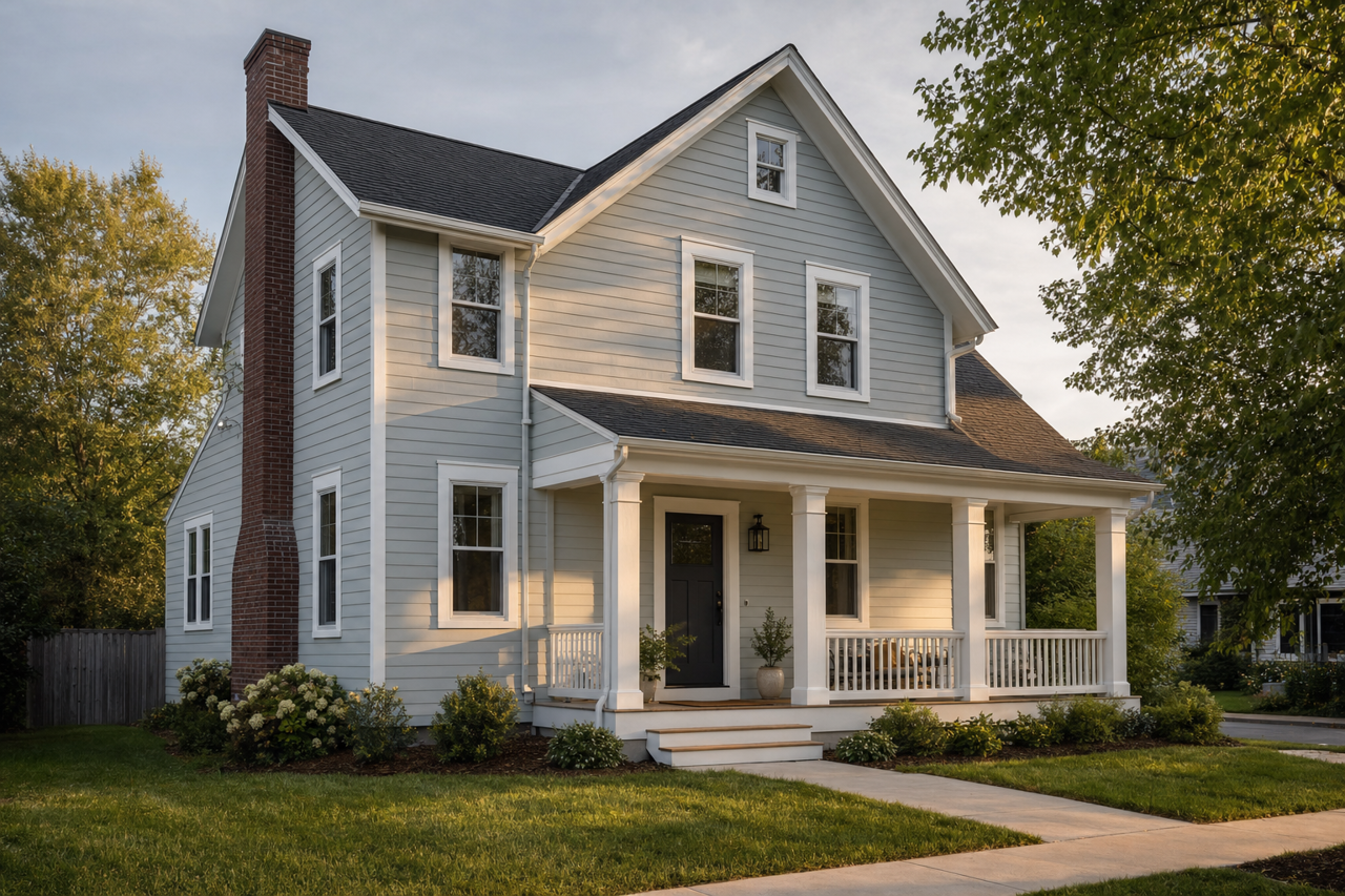 Winter Solstice by Benjamin Moore on exterior