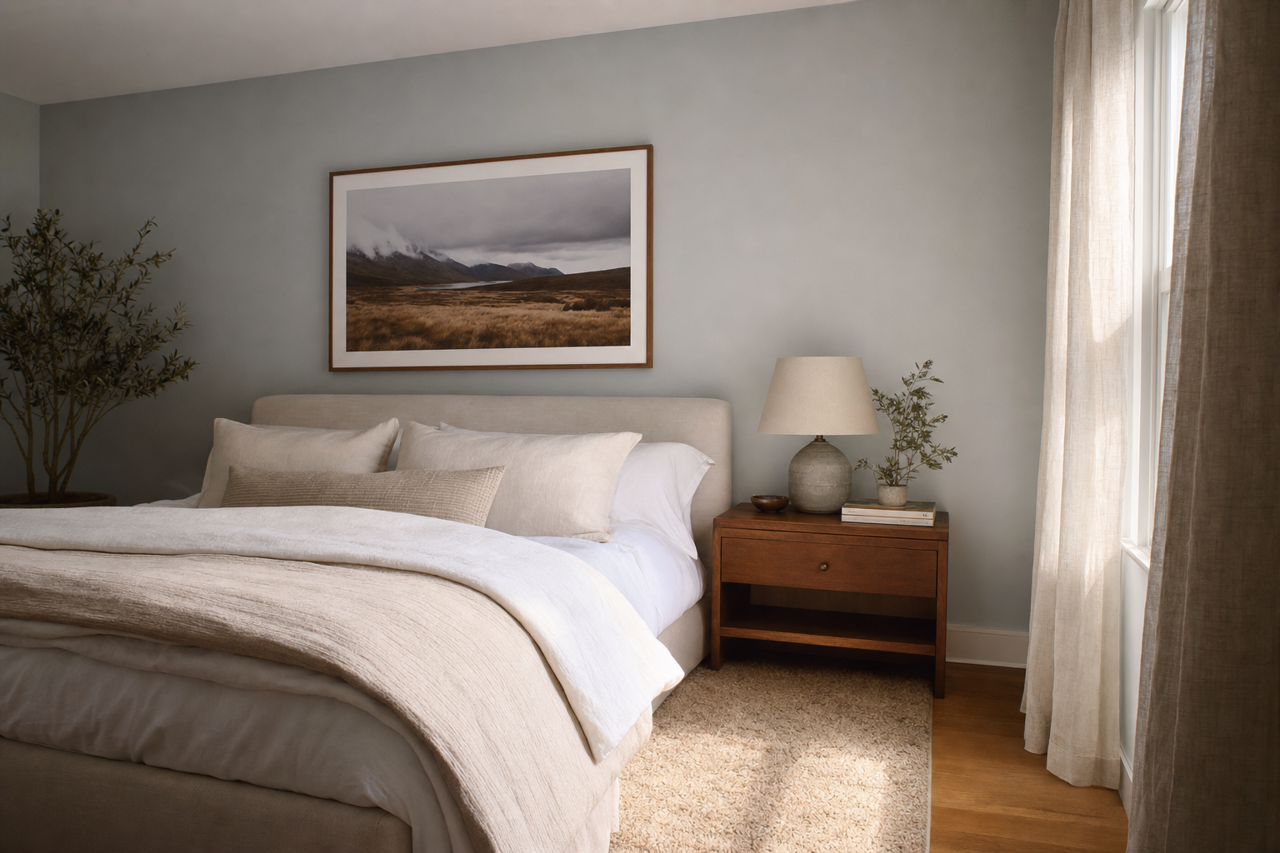 Winter Solstice by Benjamin Moore on interiors