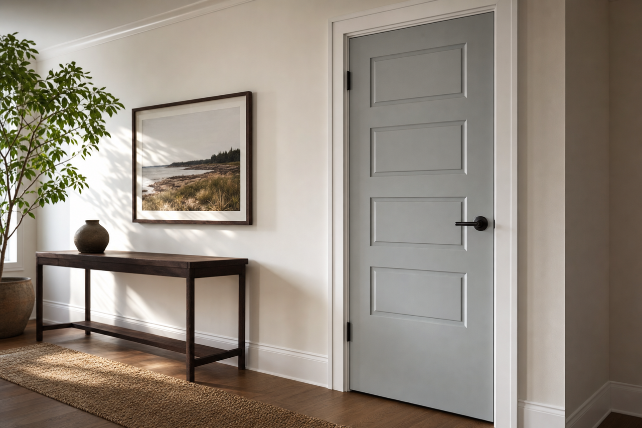 Cobblestone Path by Benjamin Moore on interior-doors