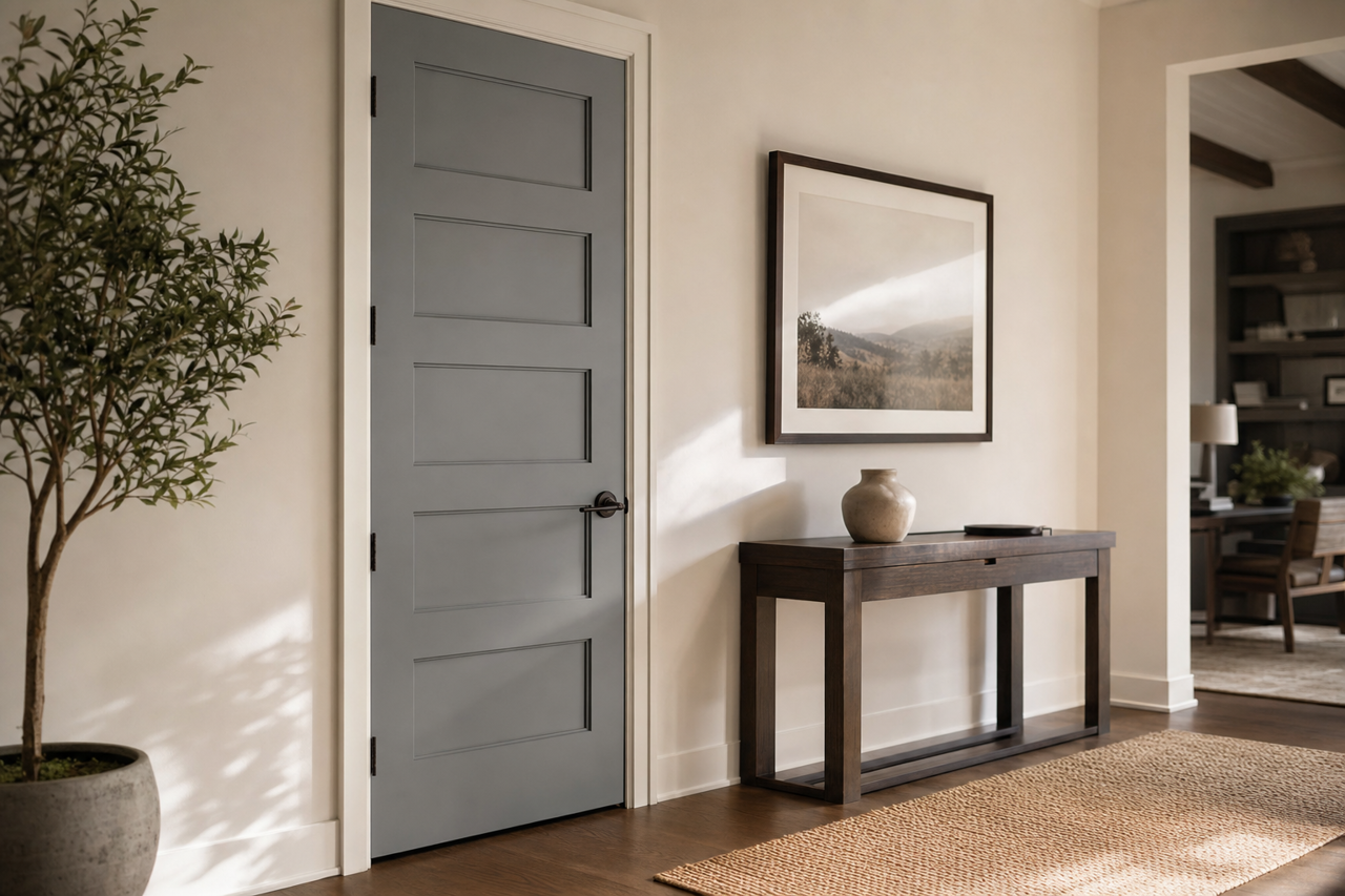 Englewood by Benjamin Moore on interior-doors