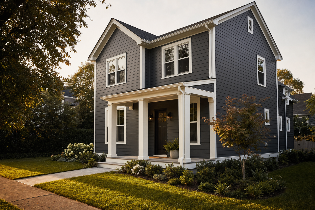 French by Benjamin Moore on exterior
