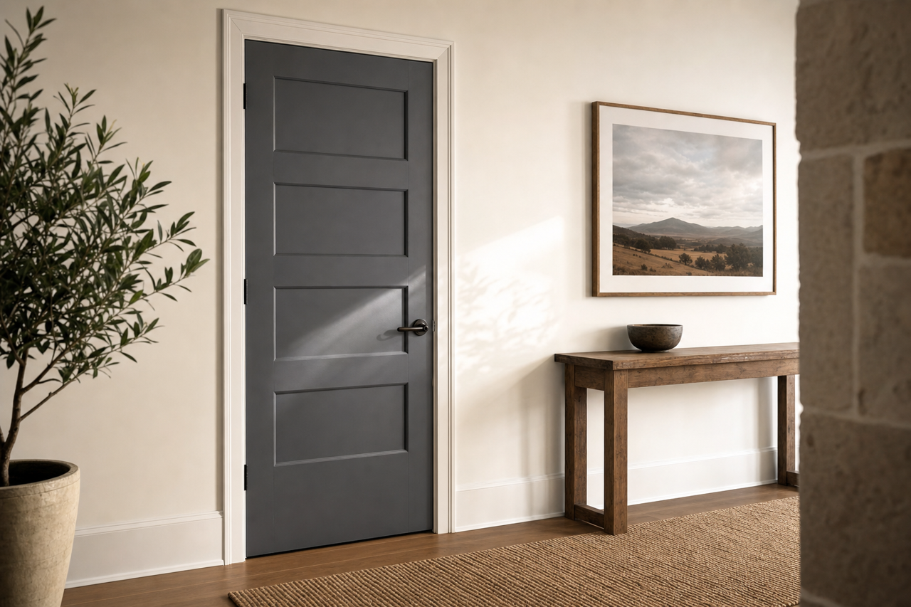 French by Benjamin Moore on interior-doors