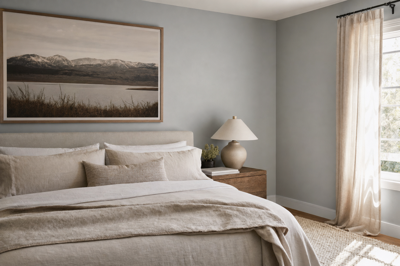 Silent by Benjamin Moore on interiors