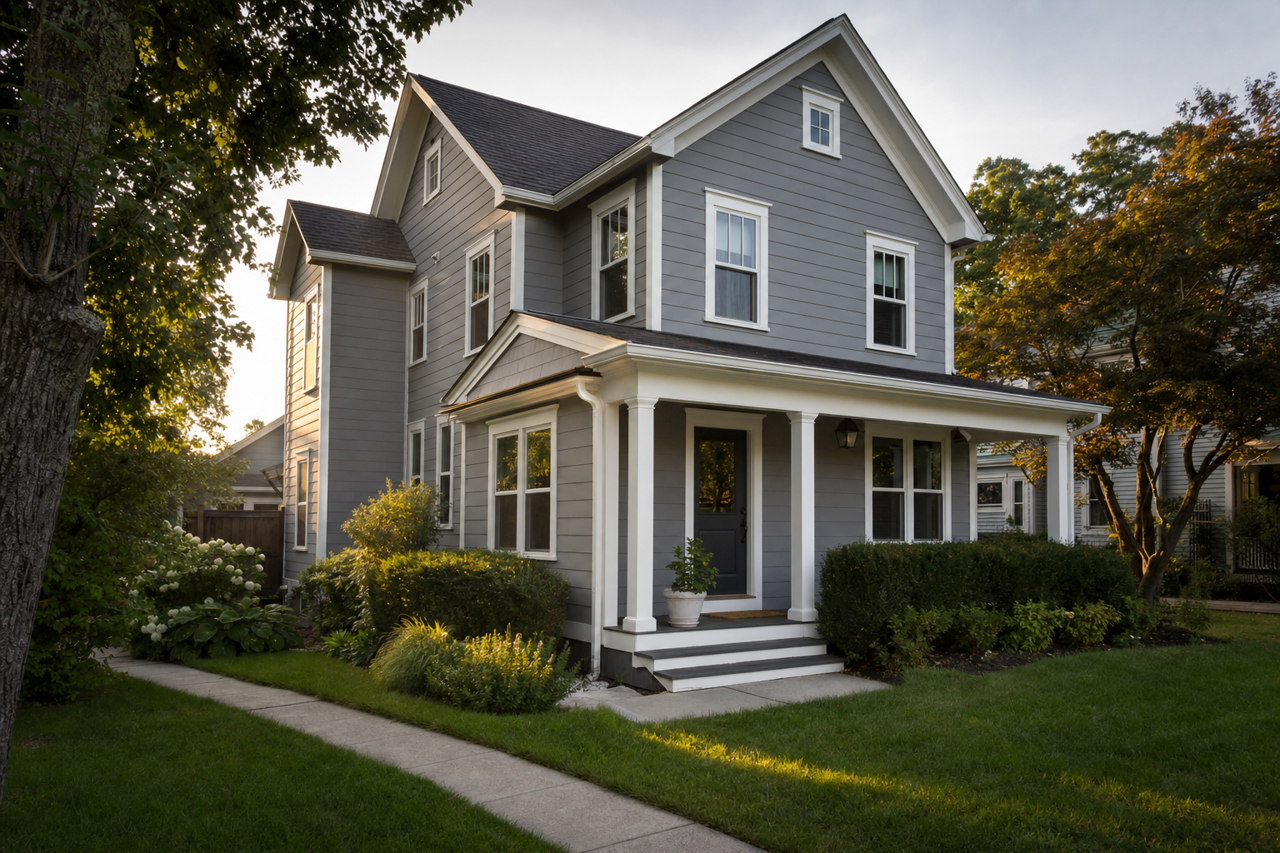 Rock by Benjamin Moore on exterior