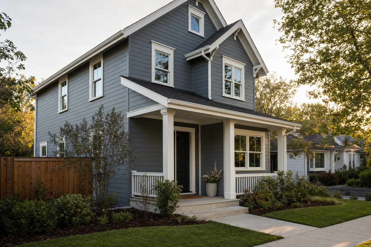 Britannia by Benjamin Moore on exterior