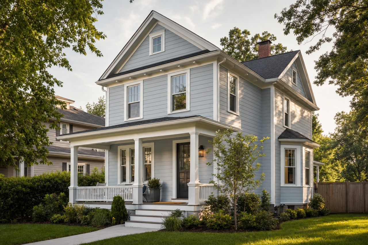 Manor by Benjamin Moore on exterior
