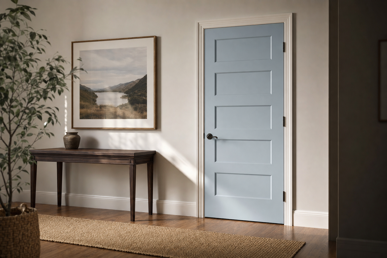 Manor by Benjamin Moore on interior-doors