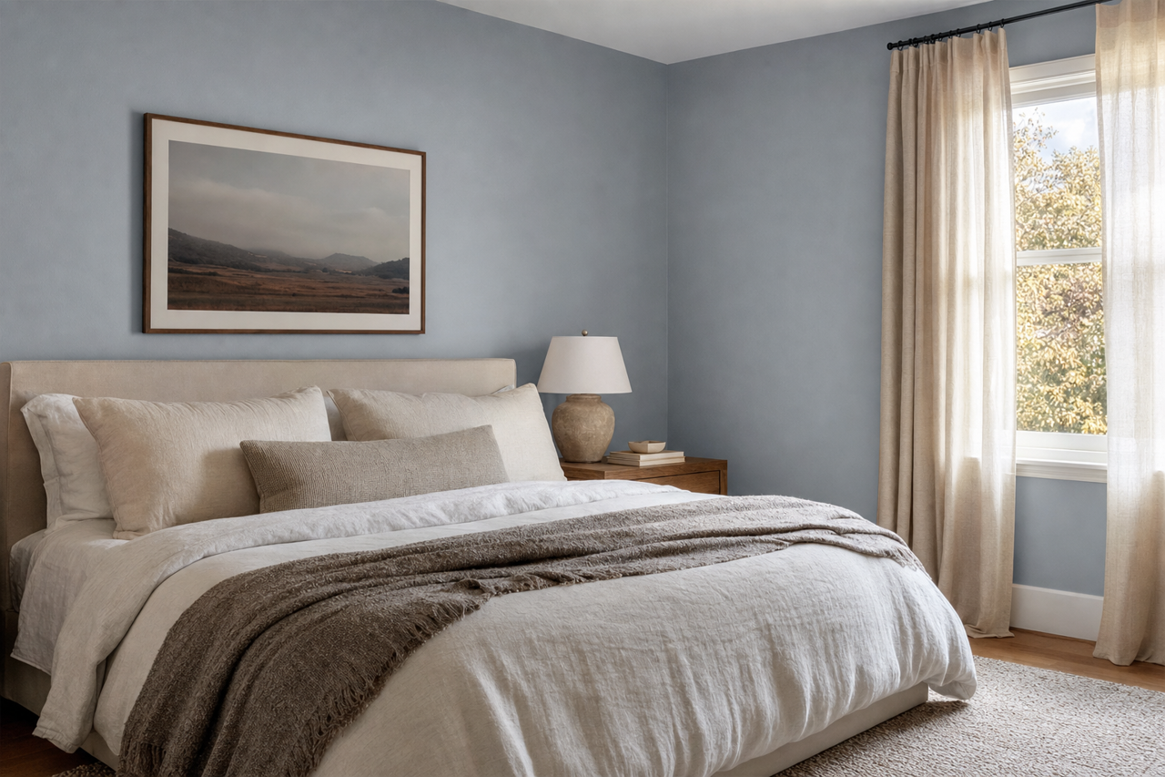 Comet by Benjamin Moore on interiors