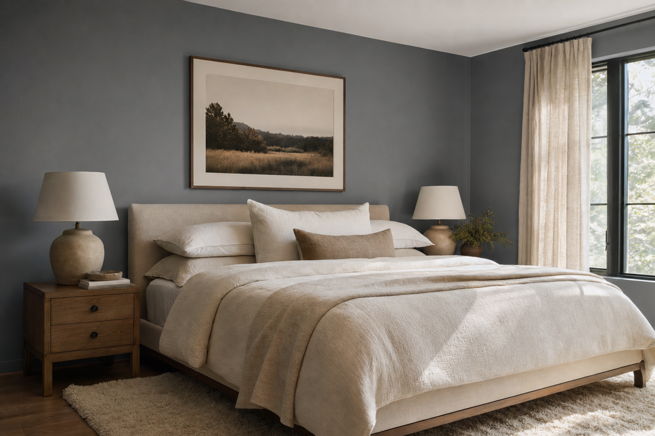 Ocean by Benjamin Moore on interiors