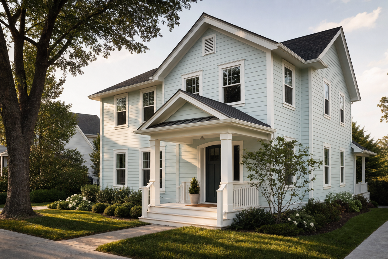 Glass Slipper by Benjamin Moore on exterior