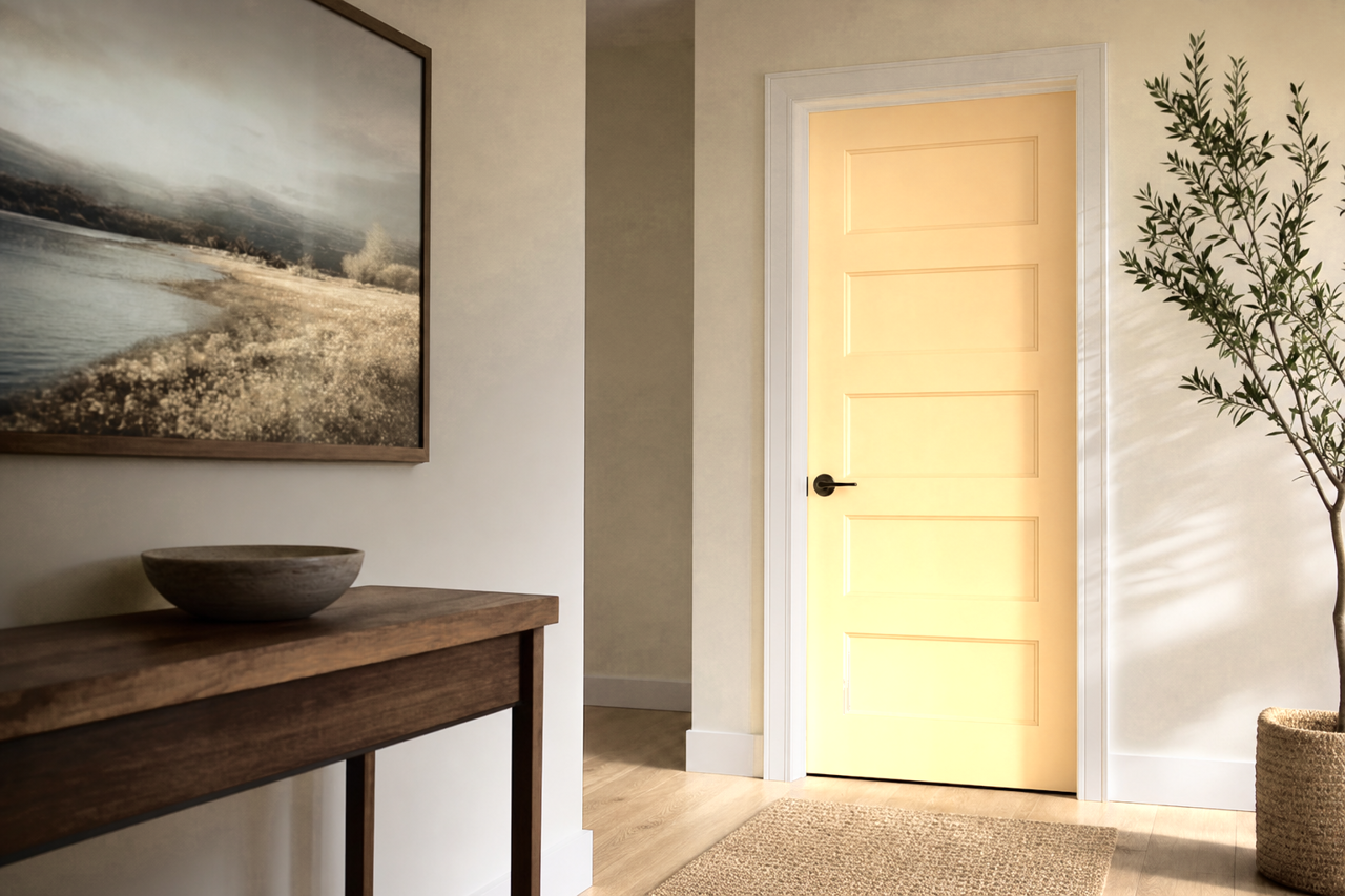 Birmingham by Benjamin Moore on interior-doors