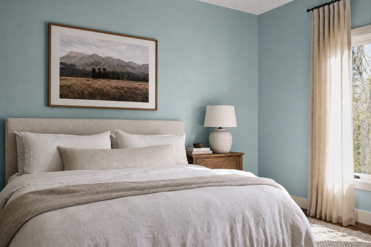 Cape by Benjamin Moore on interiors
