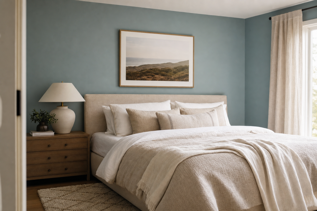 Polaris by Benjamin Moore on interiors