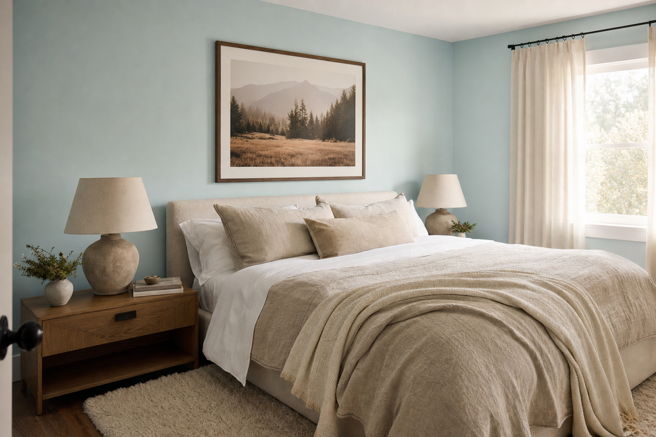 Ashwood Gray by Benjamin Moore on interiors